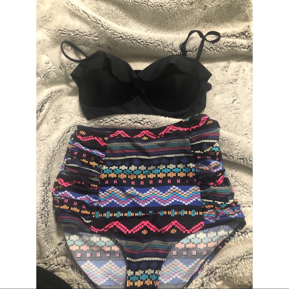 Retro high waisted bikini